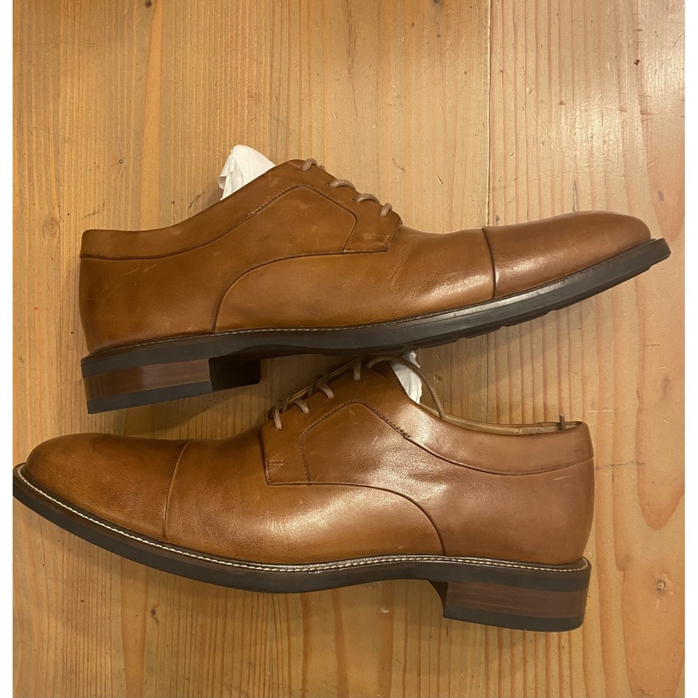 Cole Haan Oxford Style Tan Brown Dress Shoes Men Sz 9 C20153 - Picture 2 of 6